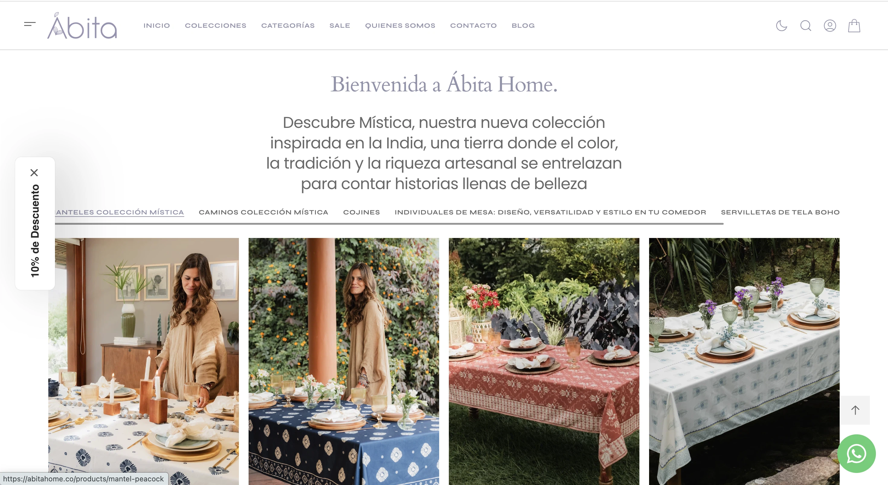 Ábita Home: captura de escritorio 2 de 4