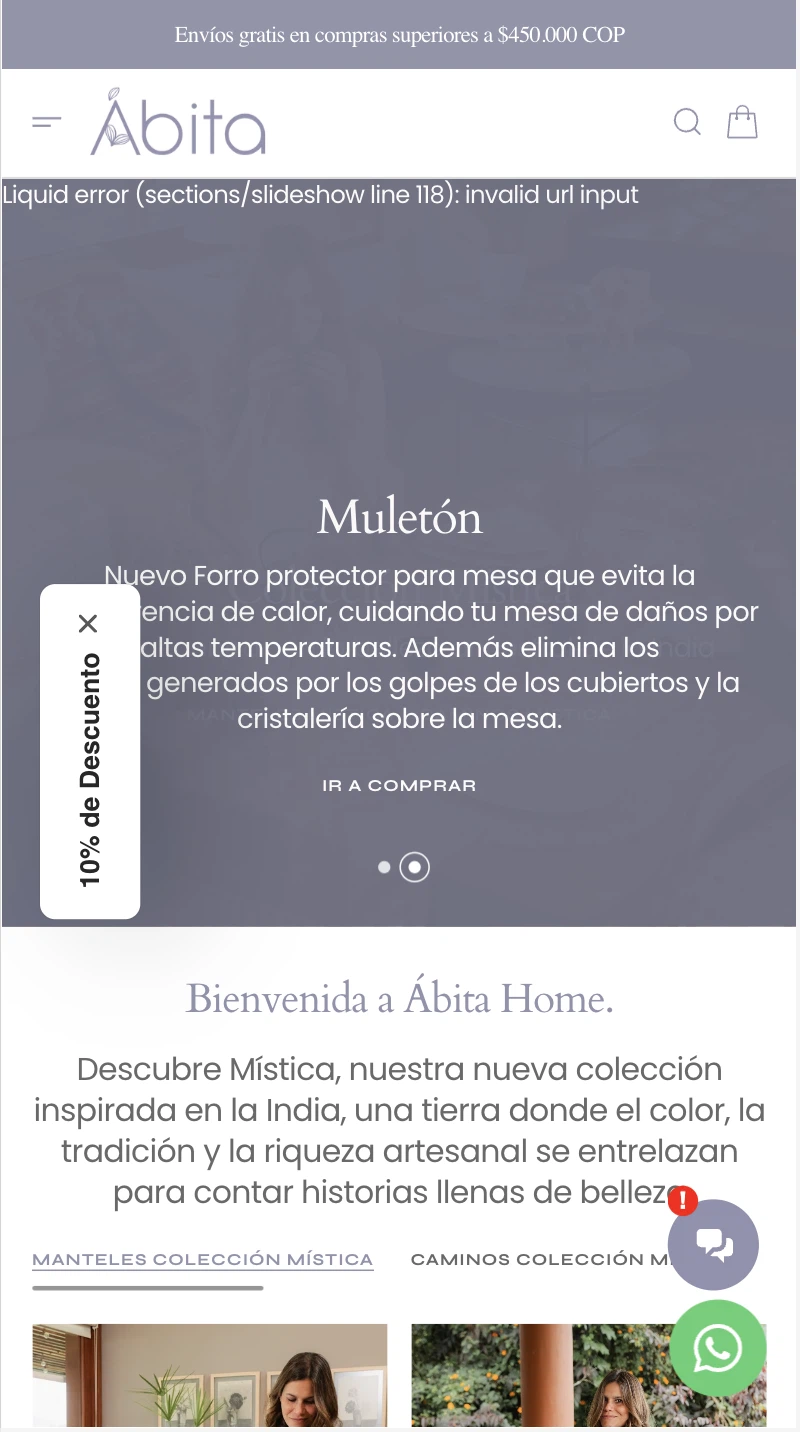 Ábita Home: captura móvil