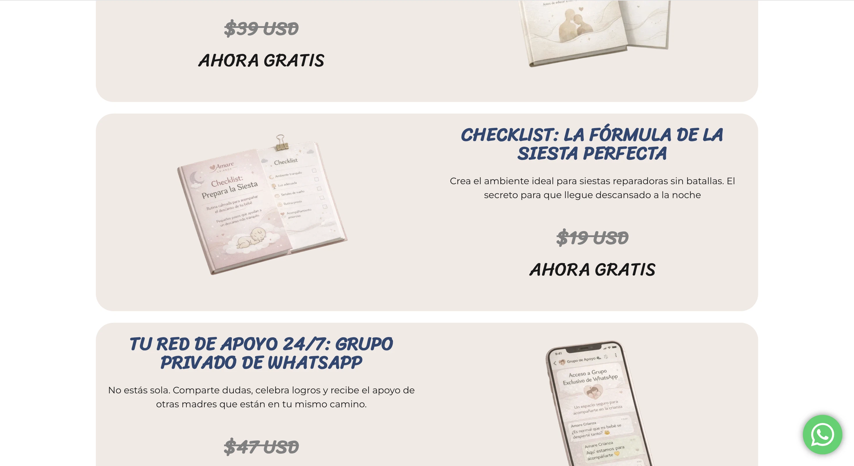 Amare Crianza: captura de escritorio 7 de 7