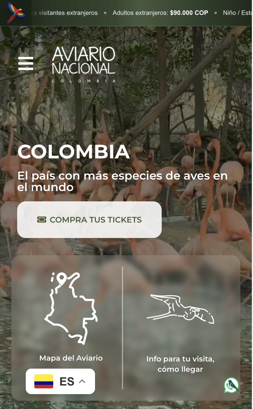 Aviario Nacional: captura móvil