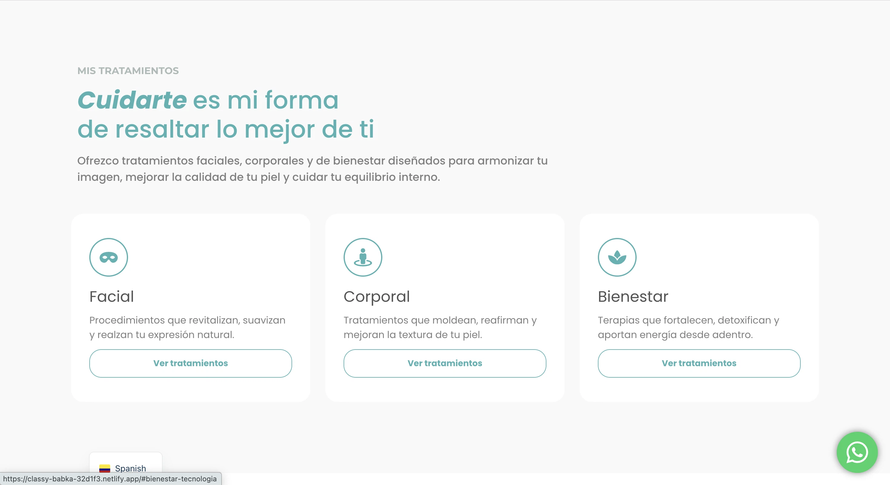 Medical Wellness: captura de escritorio 2 de 2