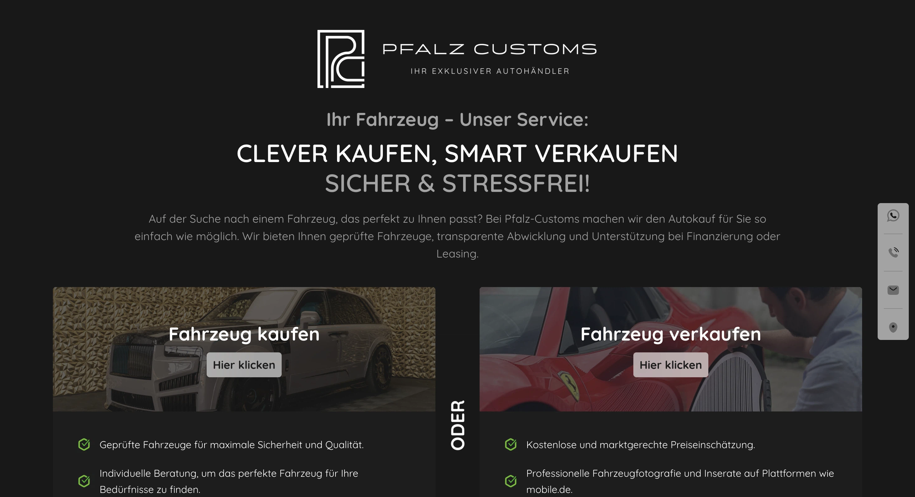 Pfalz Customs: captura de escritorio 1 de 3
